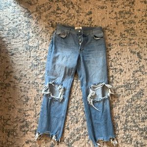 Free people cropped jeans